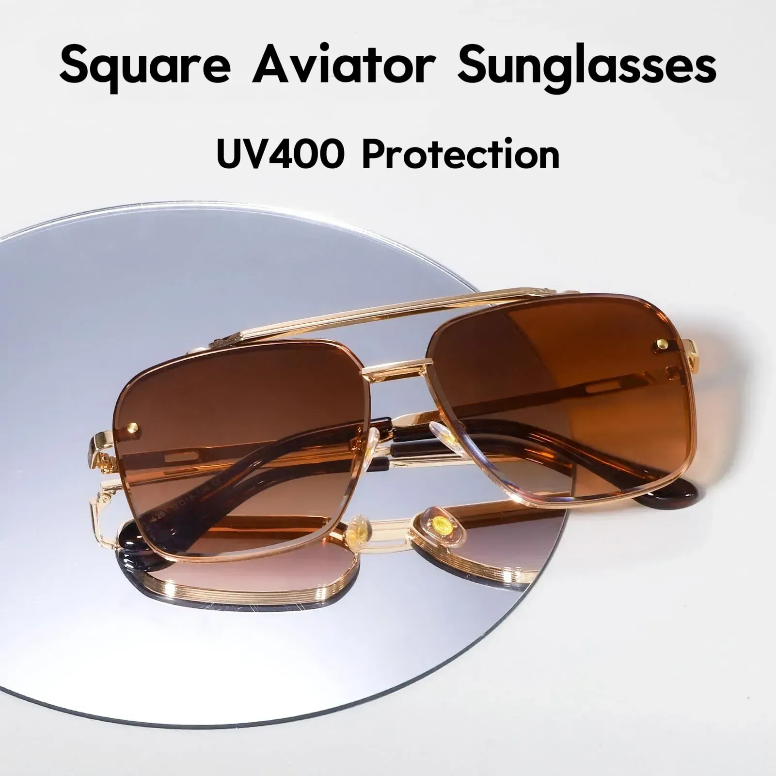 Retro Gradient Sunglasses Detail